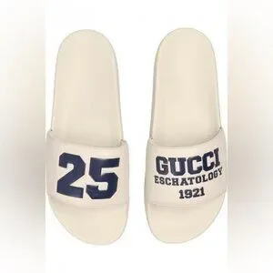 Gucci | Shoes | Gucci 25 Authentic Leather Slides Men 7 Can  display picture 2